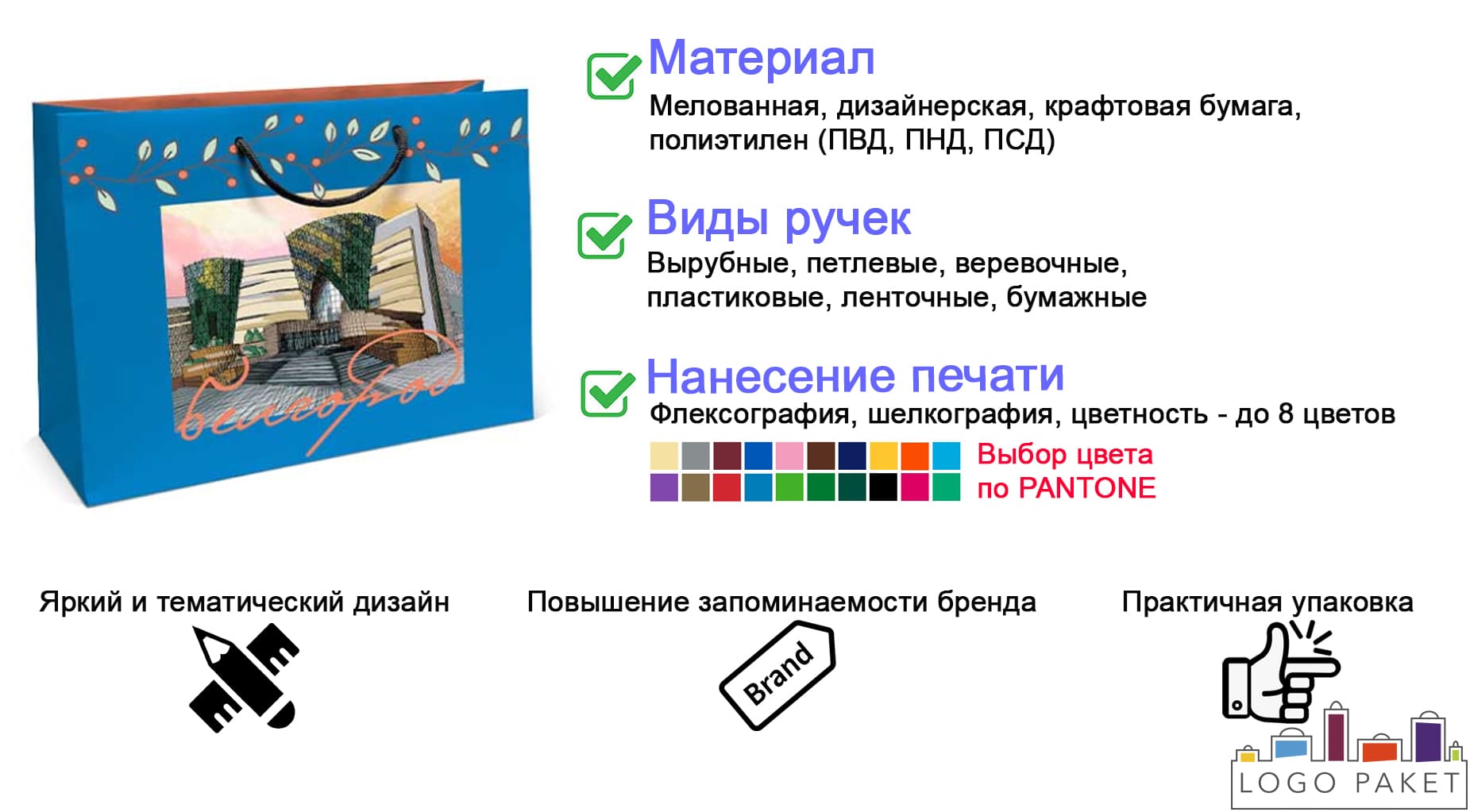 Пакет с городом Белгород инфографика